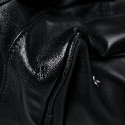 Alexander Wang Lambskin Marti Backpack Bag Washed Black Rhodium Hardware 10 of 15