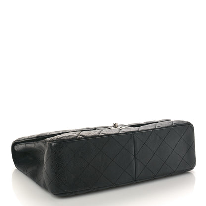 Chanel Caviar Quilted Jumbo Single Flap Black 4 of 9