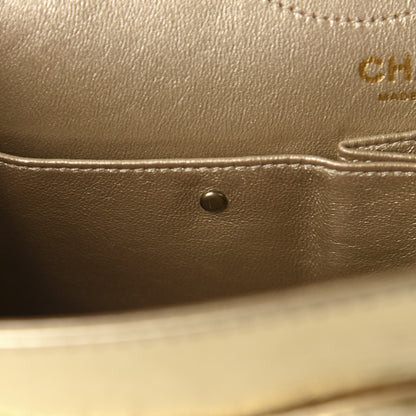 Chanel Metallic Aged Calfskin Quilted 2.55 Reissue 225 Flap Gold 8 of 14