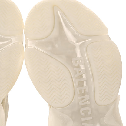 Balenciaga Fabric Mesh Clear Sole Womens Triple S Sneakers 40 White 11 of 13