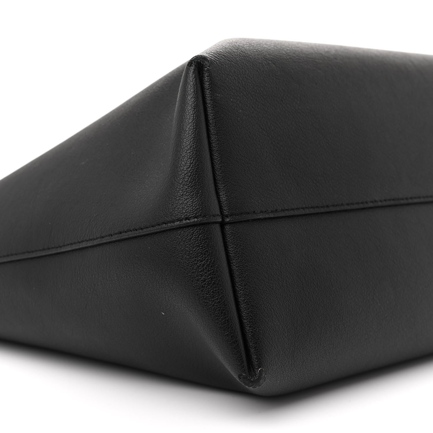 Saint Laurent Calfskin Large Shopping Tote Black 9 of 17