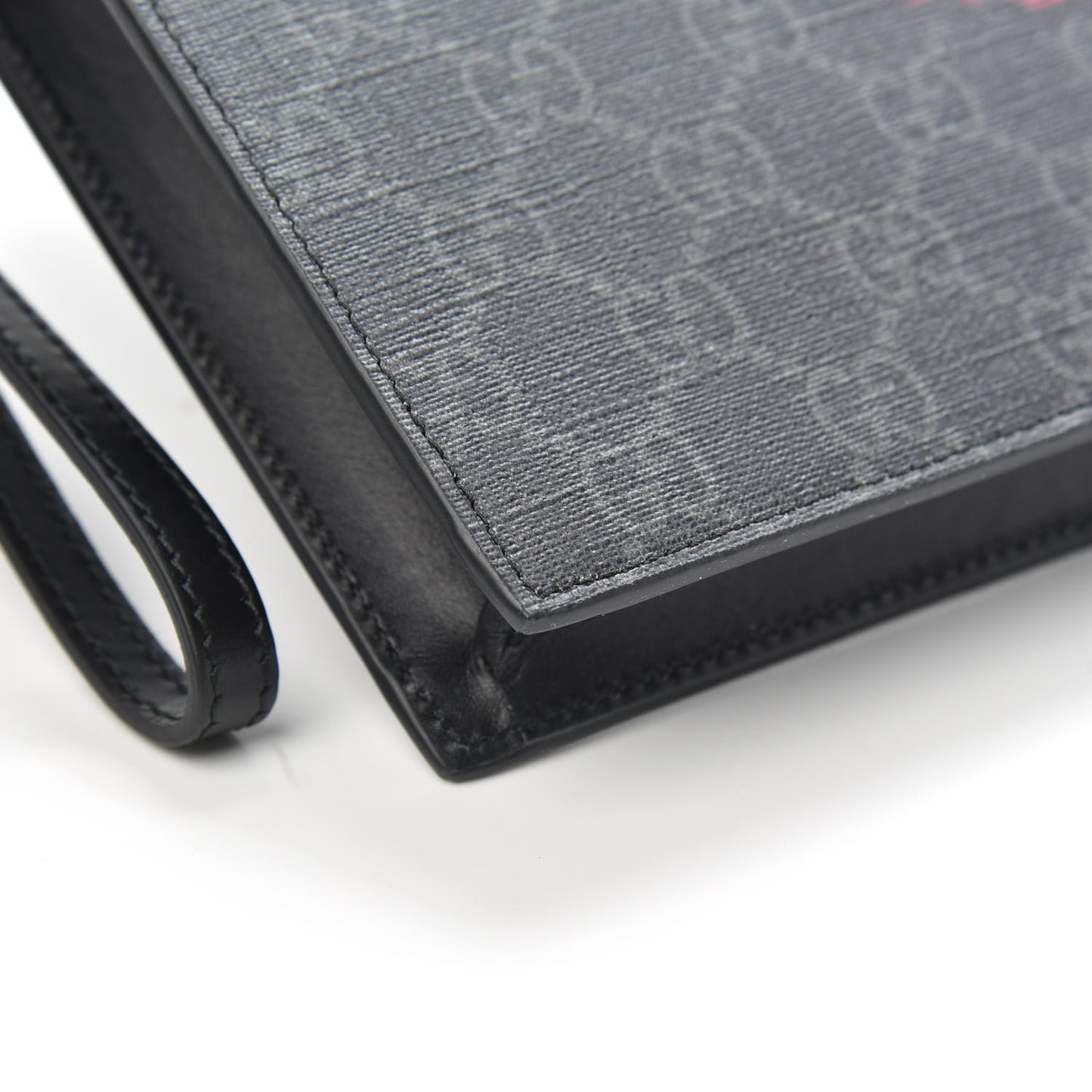 GG Supreme Monogram Rainbow Eagle Documents Holder Black Grey Multicolor