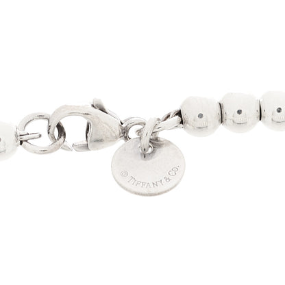 Tiffany Sterling Silver Enamel 4mm Return To Tiffany Heart Tag Bead Bracelet Pink 4 of 4