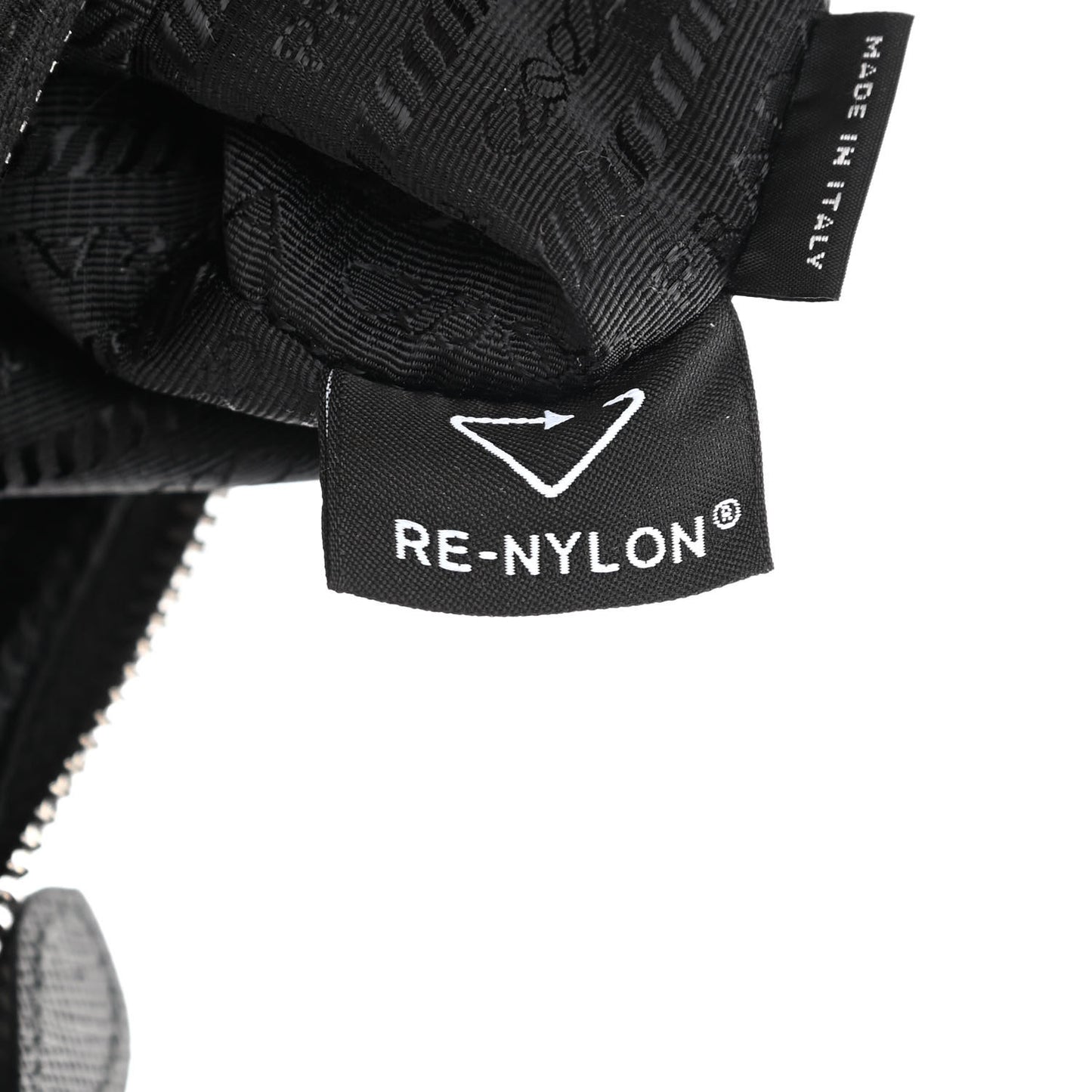 Tessuto Nylon Saffiano Mini Re-Edition 2005 Bag Black