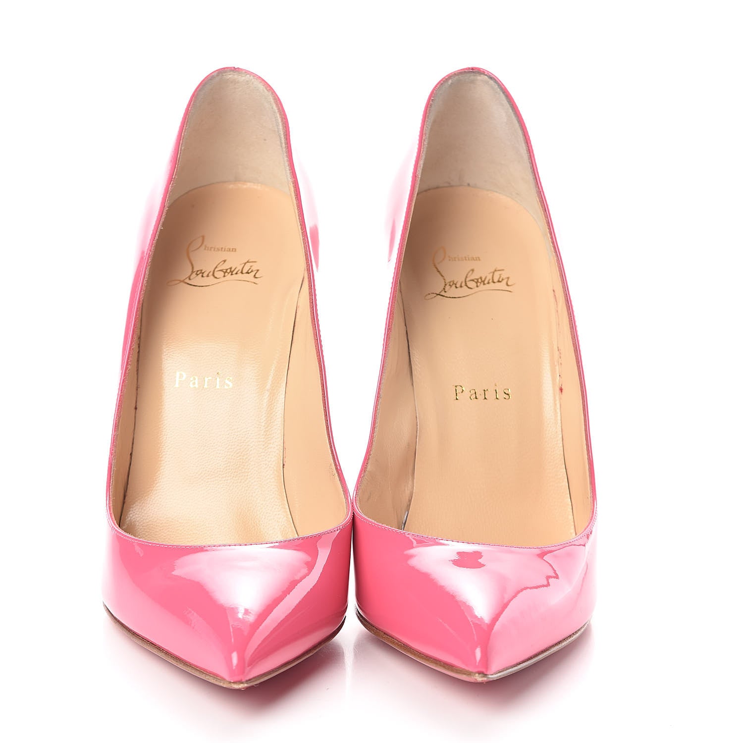 Christian Louboutin Patent Pigalle Follies 100 Pumps 39 Pink 2 of 7