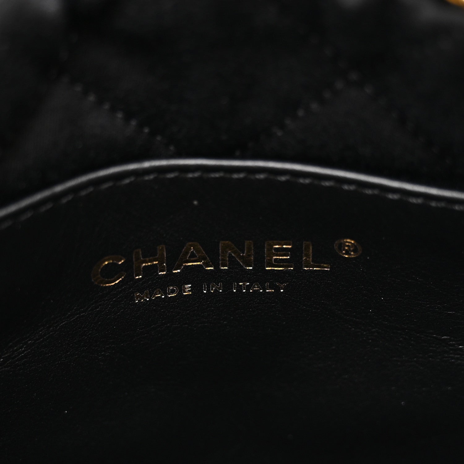 Chanel Metallic Calfskin Macrame Mini Chanel 22 Gold 6 of 10