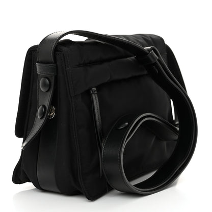 Prada Re-Nylon Vitello Padded Small Flap Shoulder Bag Black 3 of 10