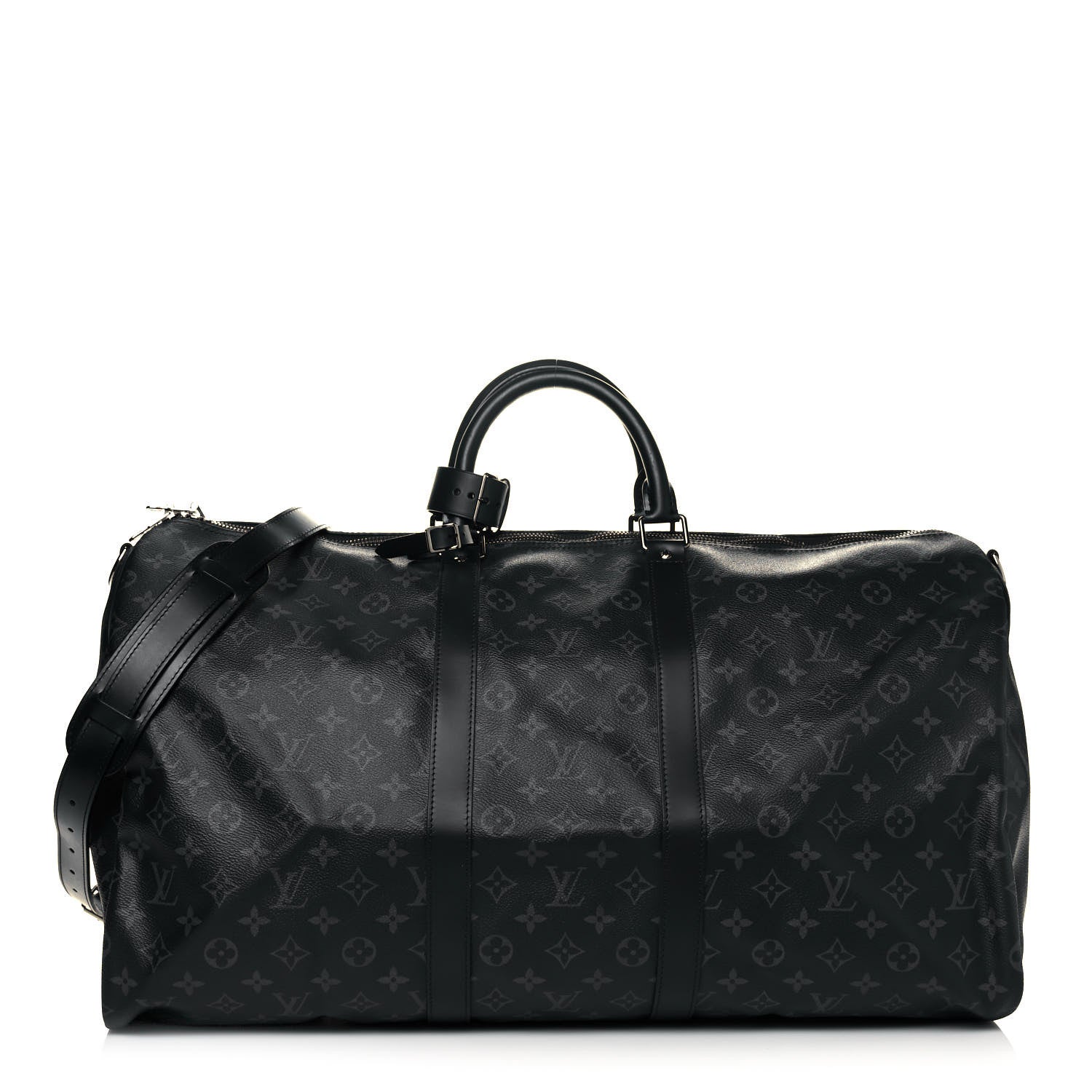 Louis Vuitton Monogram Eclipse Keepall Bandouliere 55 1 of 14