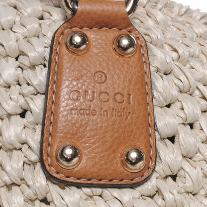 Gucci Raffia Large Santa Monica Tote Camel 8 of 8