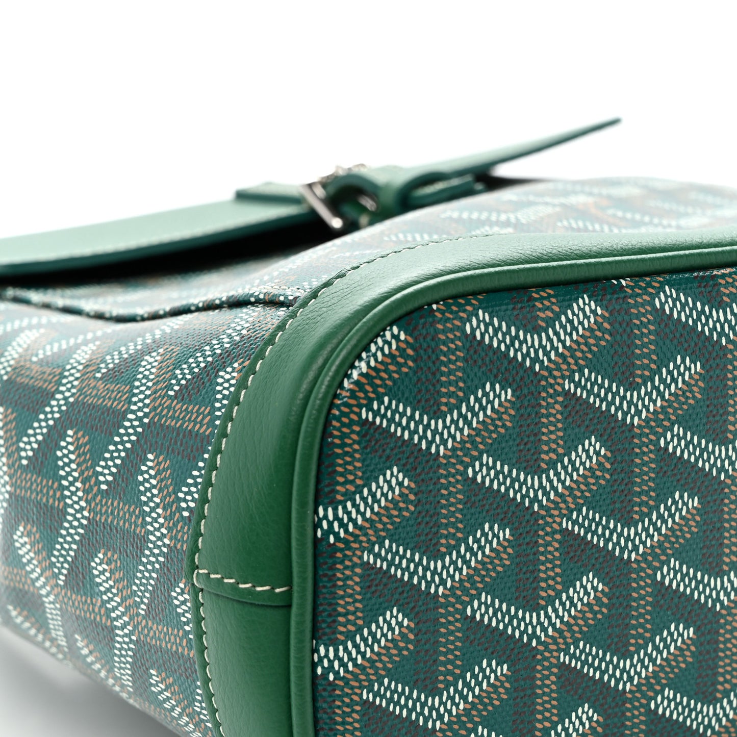 Goyardine Calfskin Mini Alpin Backpack Green