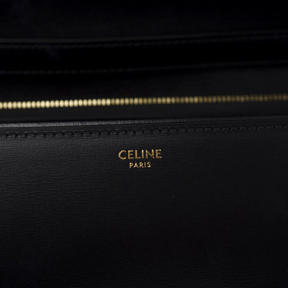 Celine Box Calfskin Medium Classic Box Flap Bag Black 7 of 10