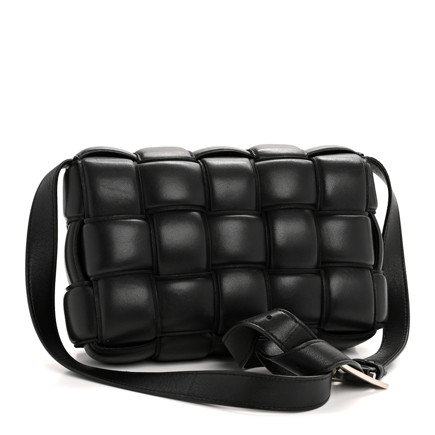BOTTEGA VENETA ブラックレザーボディバッグ BOTTEGA VENETA（ボディーバッグ）のフリマアイテム一覧