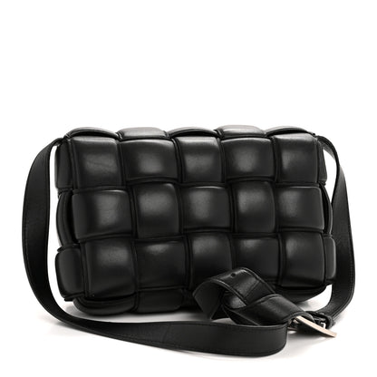 Bottega Veneta Nappa Maxi Intreccio Padded Cassette Crossbody Bag Black 3 of 13