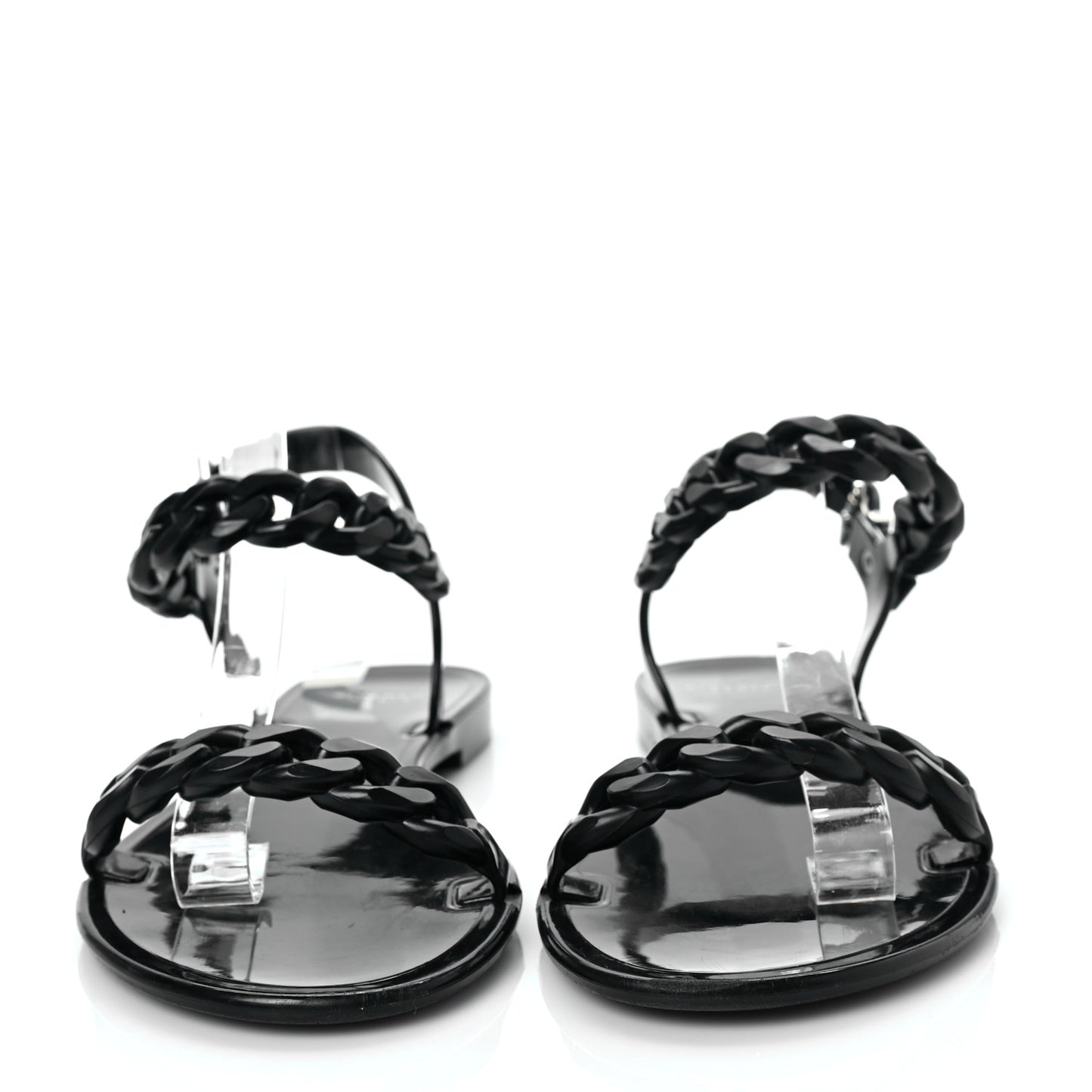 Jelly Chain Nea Sandal Flats 40 Black