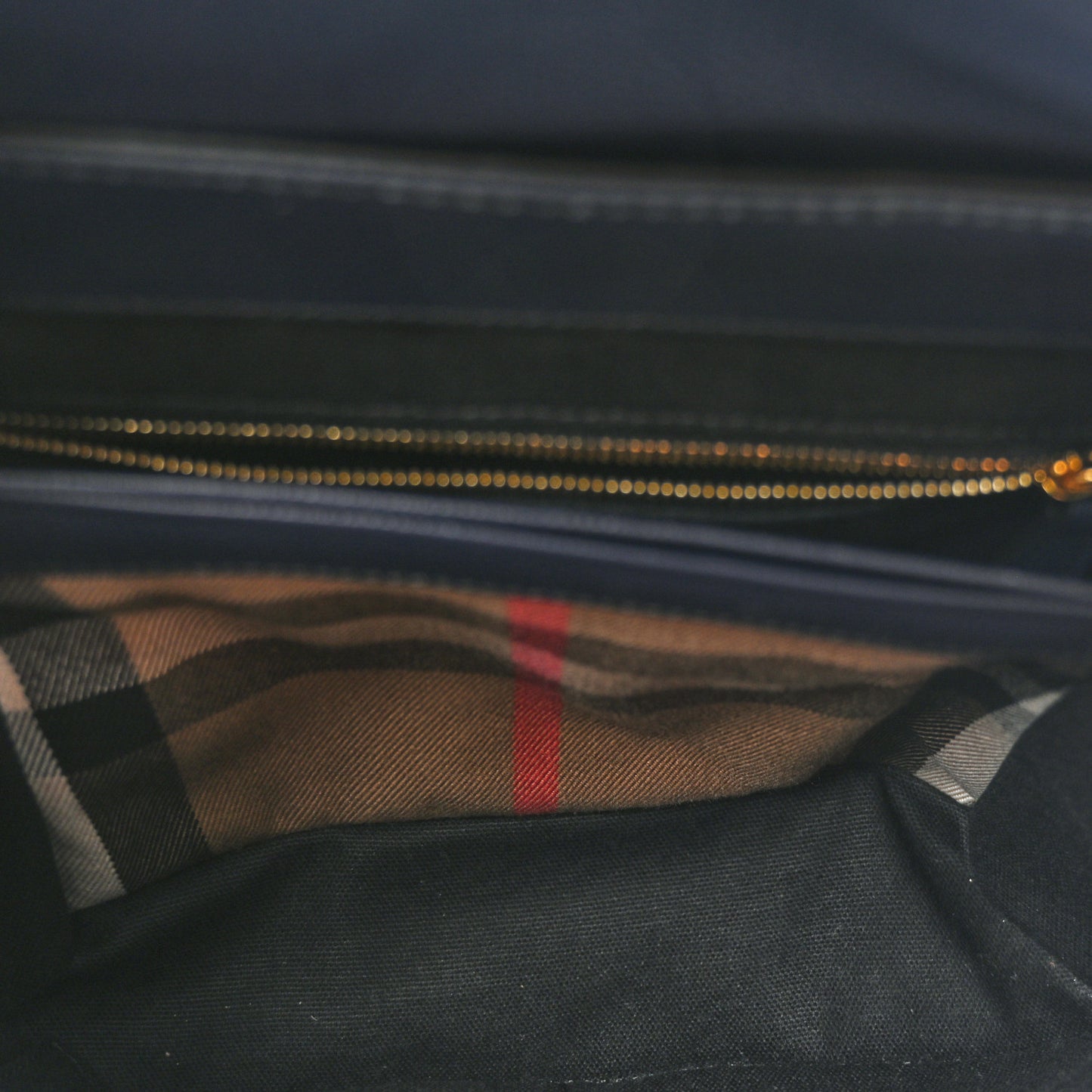 Derby Calfskin House Check Medium Camberley Ink Blue