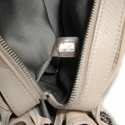 Chanel Lambskin LAX East West Shoulder Bag Ivory 7 of 7