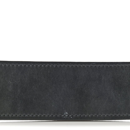 Gucci Calfskin Interlocking G Belt 95 38 Black 7 of 9