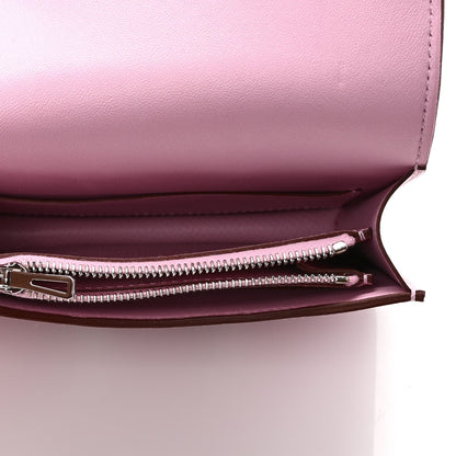 Hermes Epsom Constance Slim Wallet Mauve Sylvestre 5 of 6