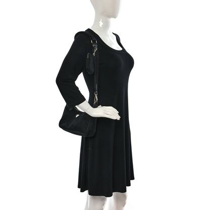 Prada Nylon Re-Edition 2005 Shoulder Bag Black 2 of 10