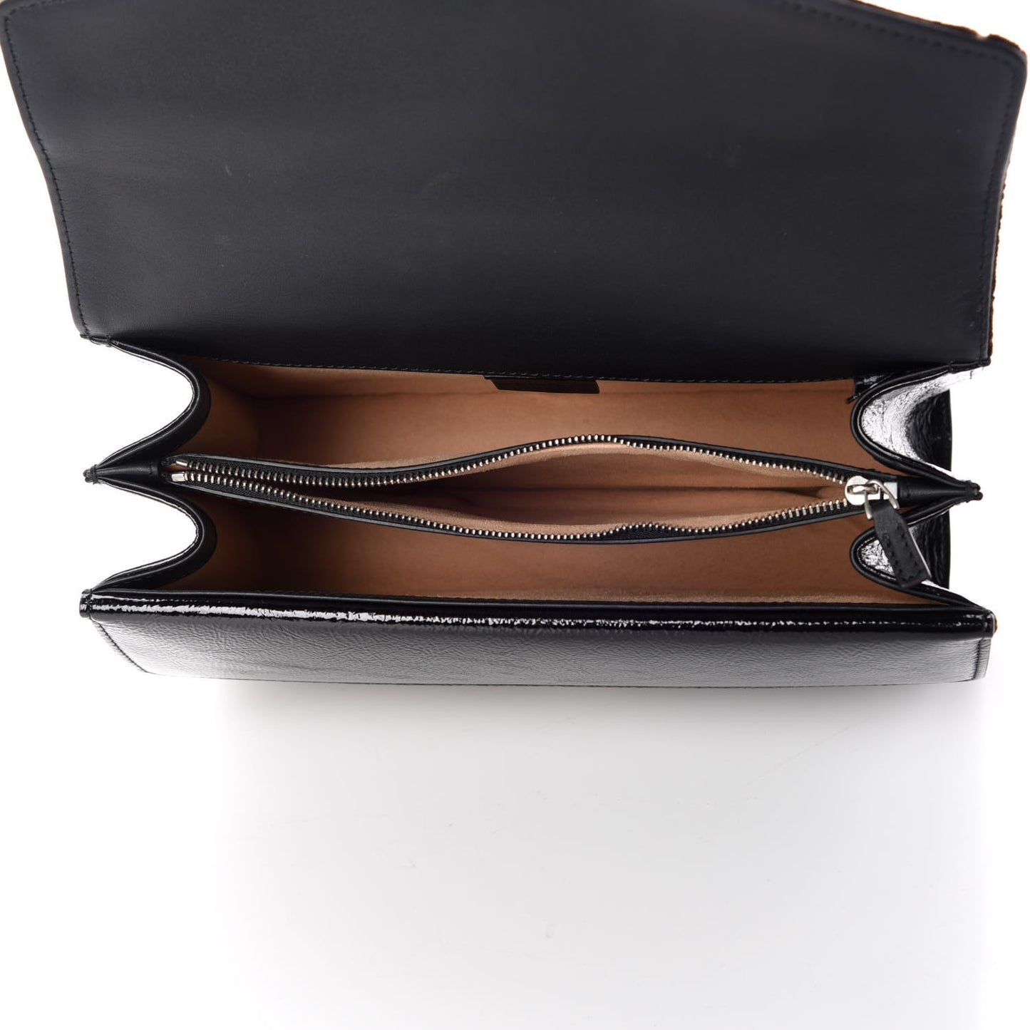 Velvet Skipper GG Monogram Small Dionysus Shoulder Bag Brown Black