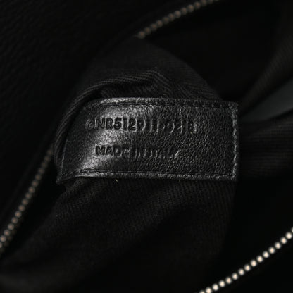 Saint Laurent Grained Calfskin Sac De Jour Souple Duffle 36H Asphalt Black 7 of 10