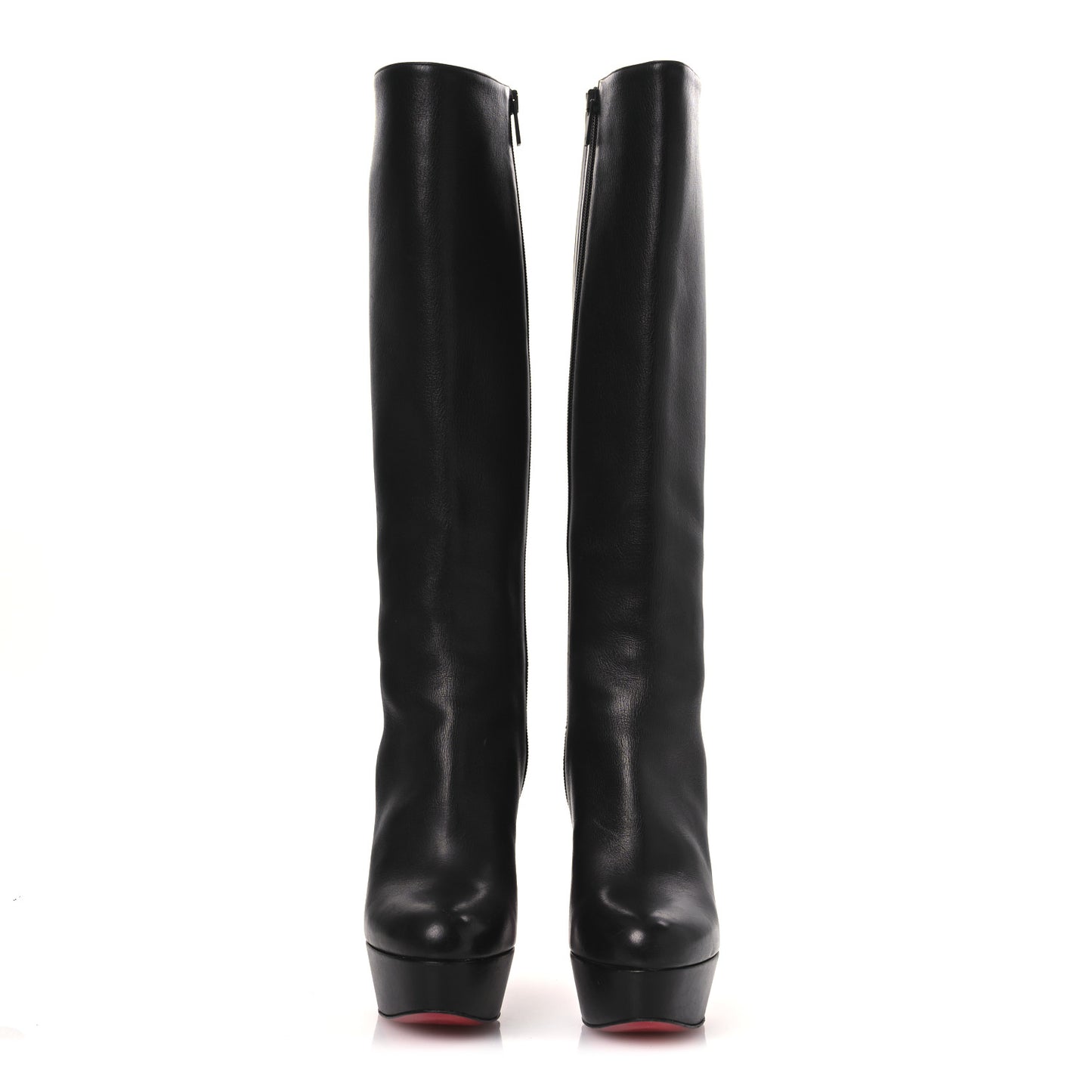 Calfskin Bibi Botta 120 Knee High Boots 36 Black