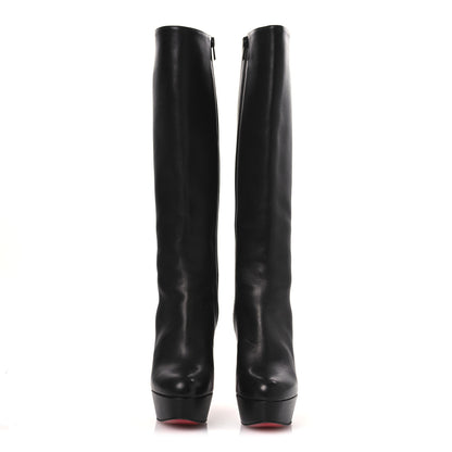 Christian Louboutin Calfskin Bibi Botta 120 Knee High Boots 36 Black 3 of 16