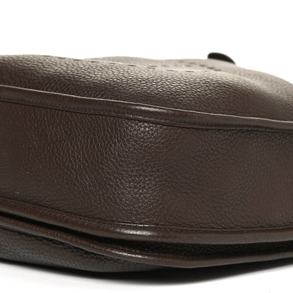 Hermes Taurillon Clemence Evelyne III PM Chocolate 15 of 16