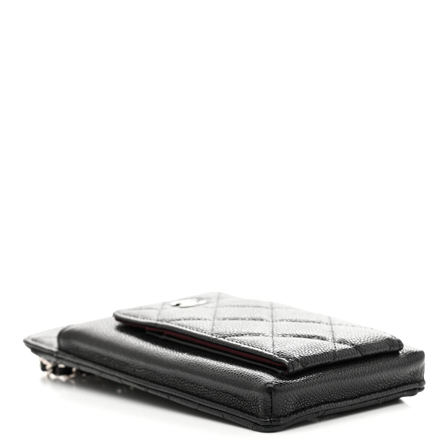 Chanel Caviar Quilted Zip Phone Case Black 1785938 – FASHIONPHILE