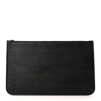 Louis Vuitton Epi Neverfull Pochette MM GM Black 1 of 6