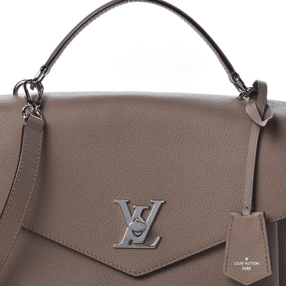 Louis Vuitton Soft Calfskin My Lockme Top Handle Taupe Glace 9 of 9