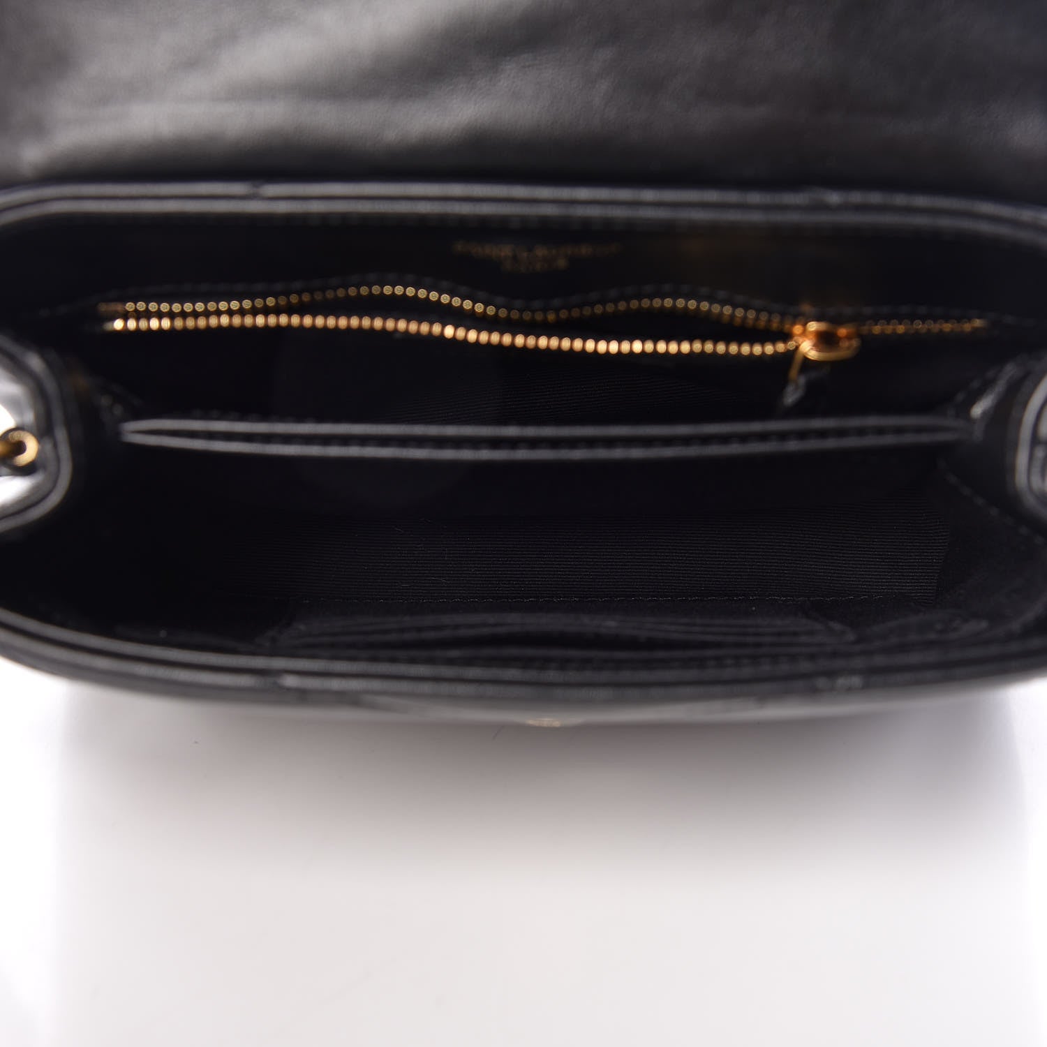 Saint Laurent Calfskin Y Quilted Monogram Toy Loulou Crossbody Bag Black 5 of 9