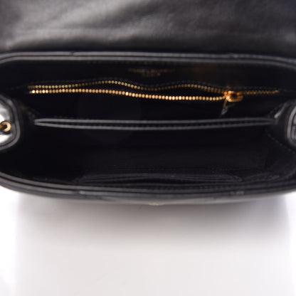 Saint Laurent Calfskin Y Quilted Monogram Toy Loulou Crossbody Bag Black 5 of 9