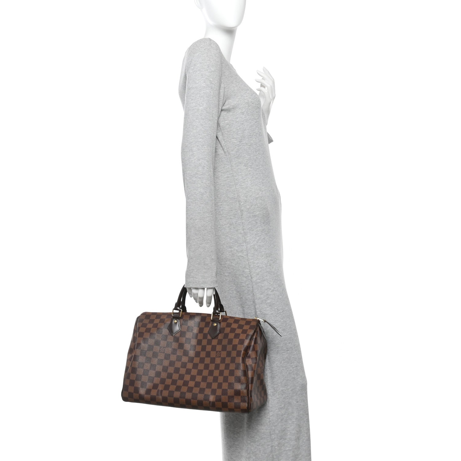 Louis Vuitton Damier Ebene Speedy 35 2 of 14