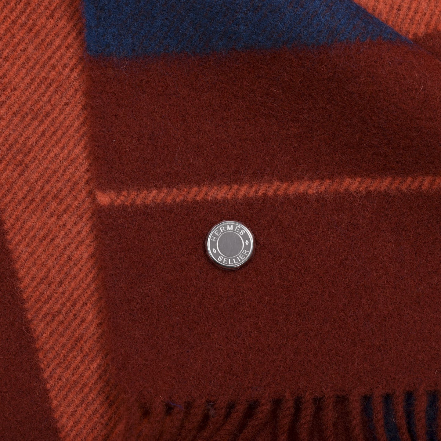 Wool Rocabar Blanket Rouge H