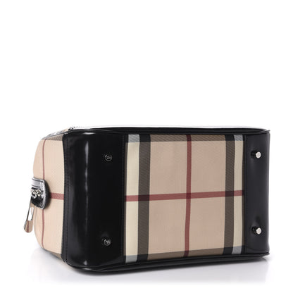Burberry Nova Check Bowling Bag Black 3 of 11