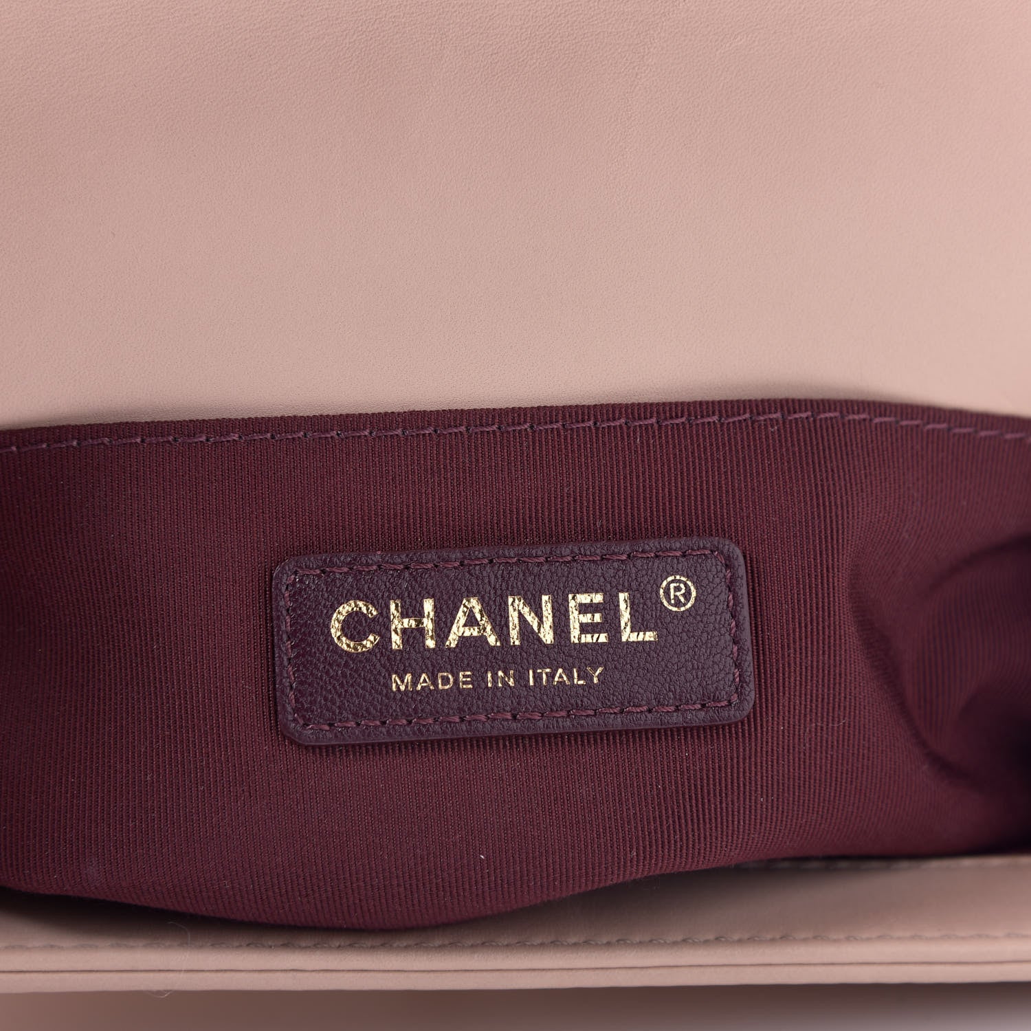 Chanel Caviar Suede Calfskin Chevron Quilted Small Boy Flap Light Pink 6 of 9