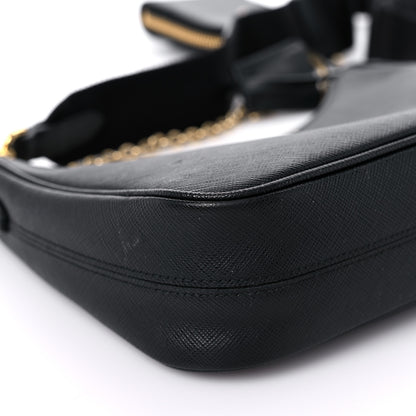 Prada Saffiano Lux Re-Edition 2005 Shoulder Bag Black 8 of 17