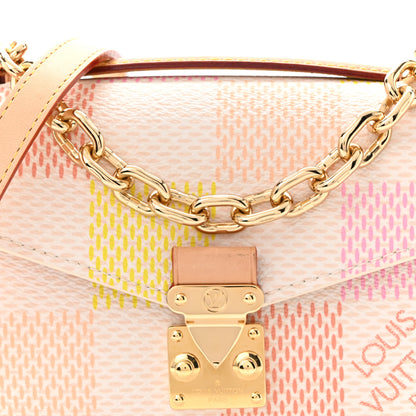 Louis Vuitton Damier Giant Pochette Metis East West Peach 7 of 9