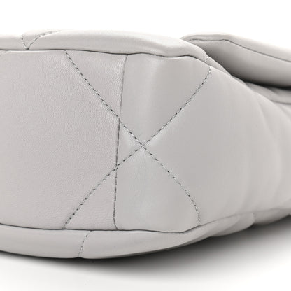 Chanel Goatskin Quilted Medium Chanel 19 Flap Grey 9 of 10