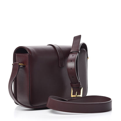 Saint Laurent Smooth Calfskin Medium Classic Monogram Universite Bag Dark Red 3 of 12