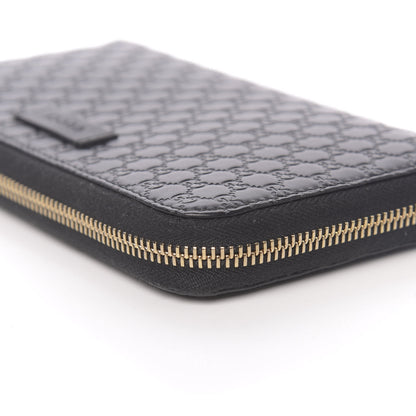 Gucci Microguccissima Zip Around Wallet Black 14 of 15