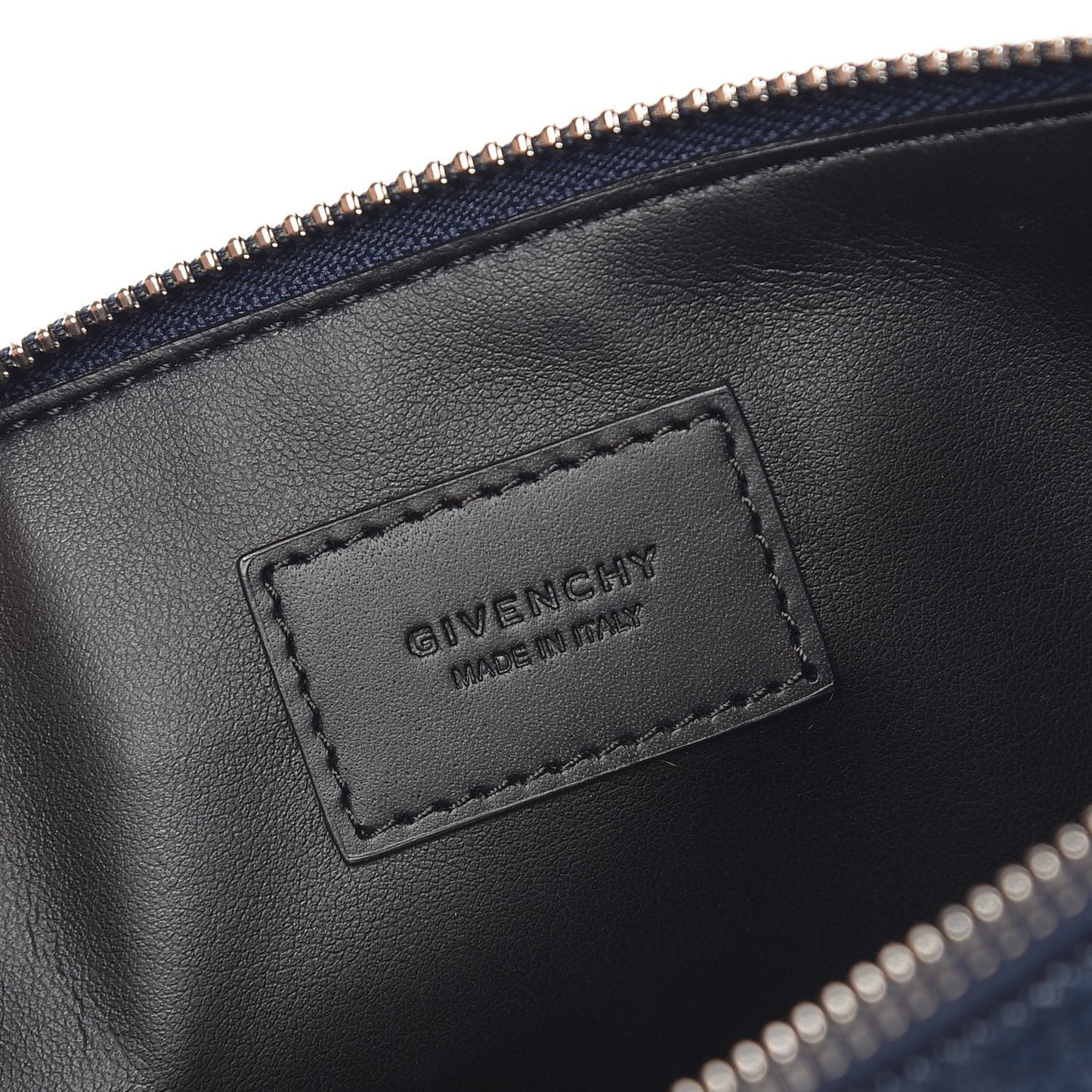 Denim Medium Logo Pouch Blue