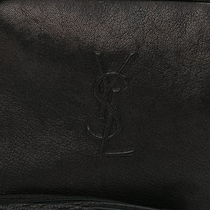 Saint Laurent Lambskin Monogram Embossed Small Lou Camera Bag Black 8 of 18