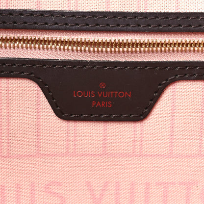Louis Vuitton Damier Ebene Neo Neverfull MM Rose Ballerine 7 of 10