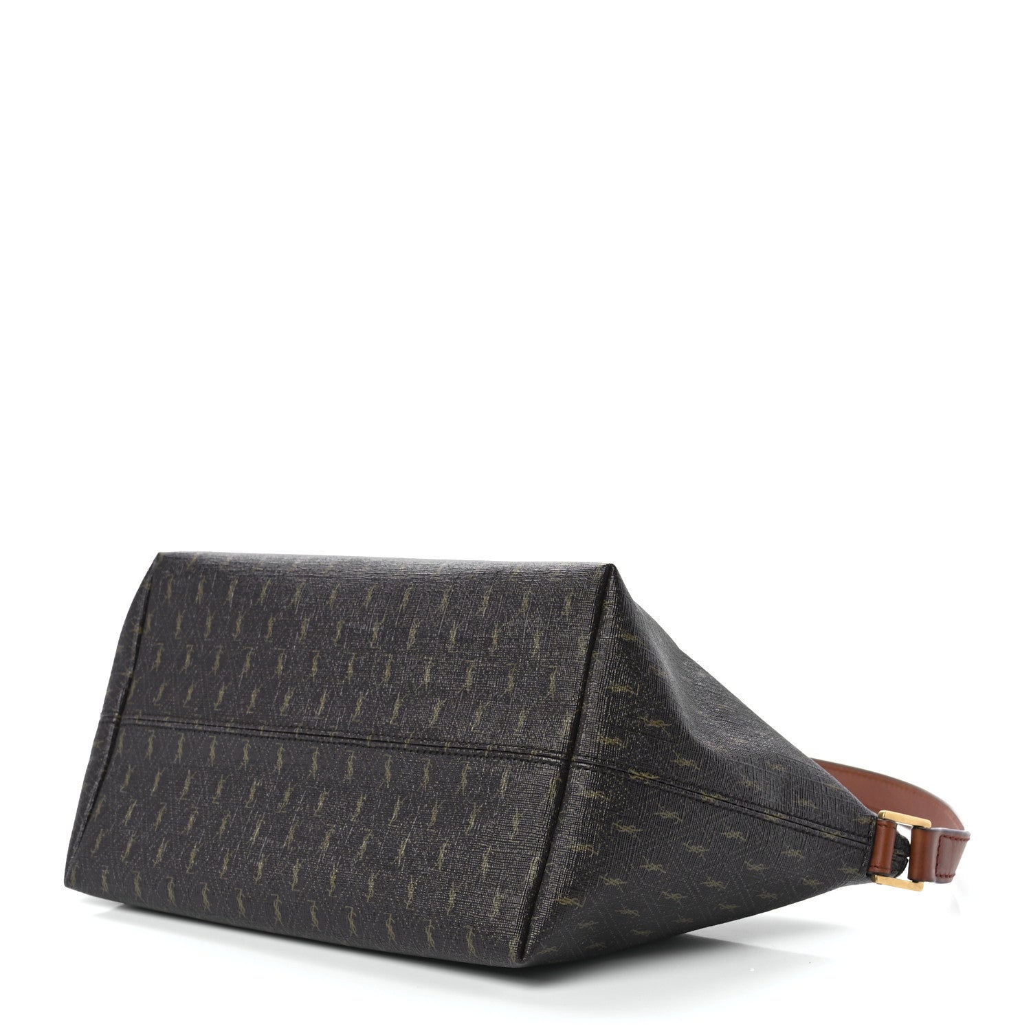 Saint Laurent Canvas Smooth Calfskin Le Monogramme Crossbody Bag Chestnut 10 of 12