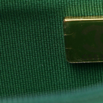 Chanel Lambskin Quilted Wallet On Chain WOC Green 8 of 12