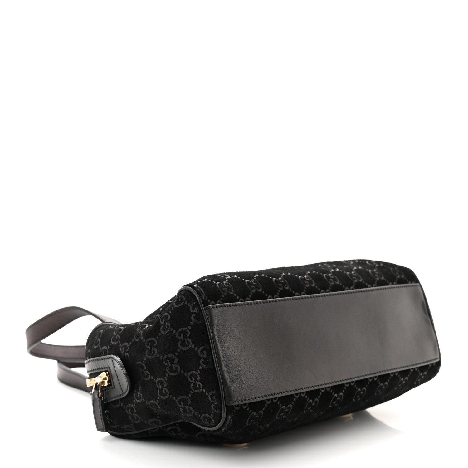 Gucci Guccissima Suede Charmy Boston Black 4 of 10