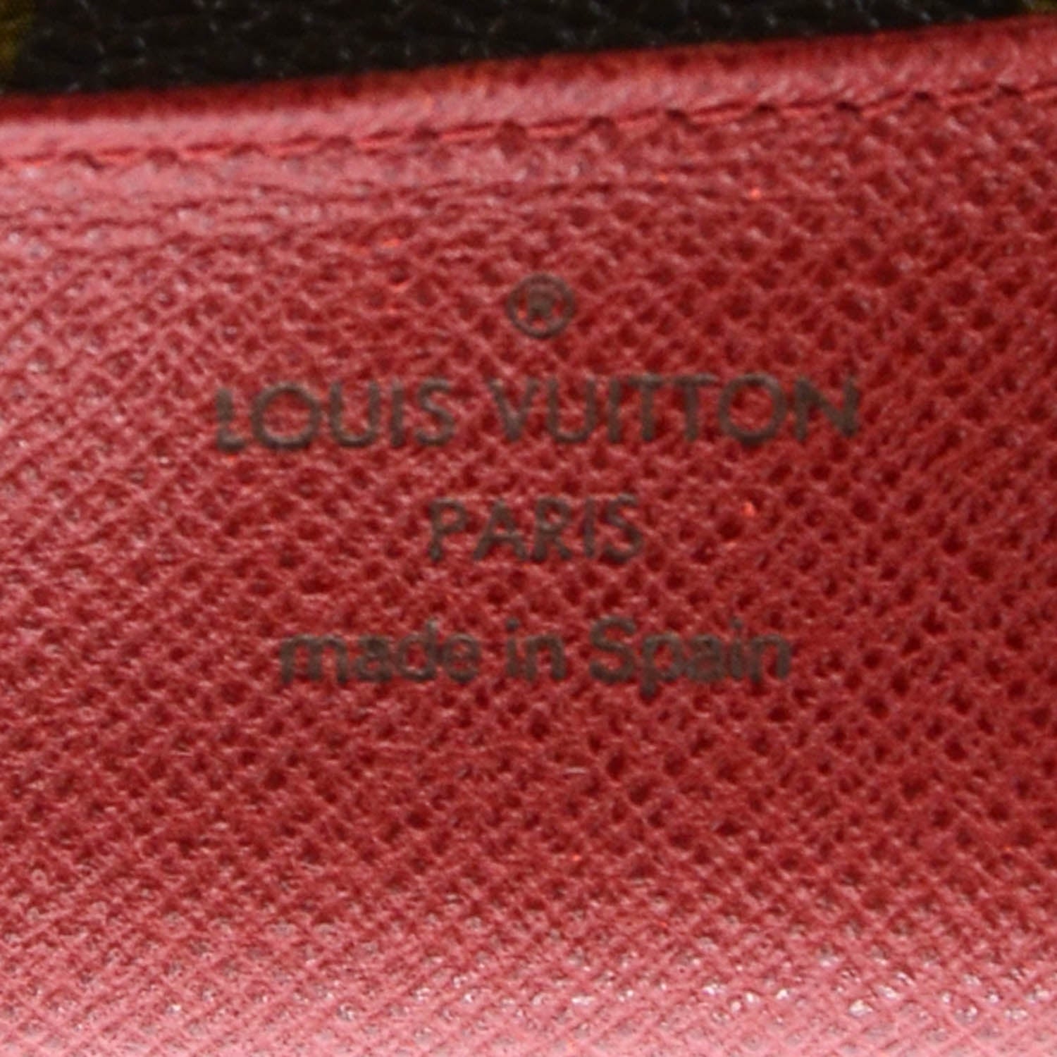 Louis Vuitton Monogram Emilie Wallet Red 5 of 6