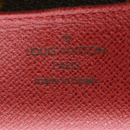 Louis Vuitton Monogram Emilie Wallet Red 5 of 6